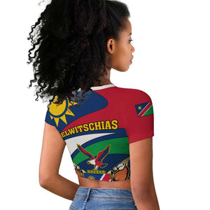 Namibia Rugby Raglan Cropped T shirt - Welwitschias Go World Cup