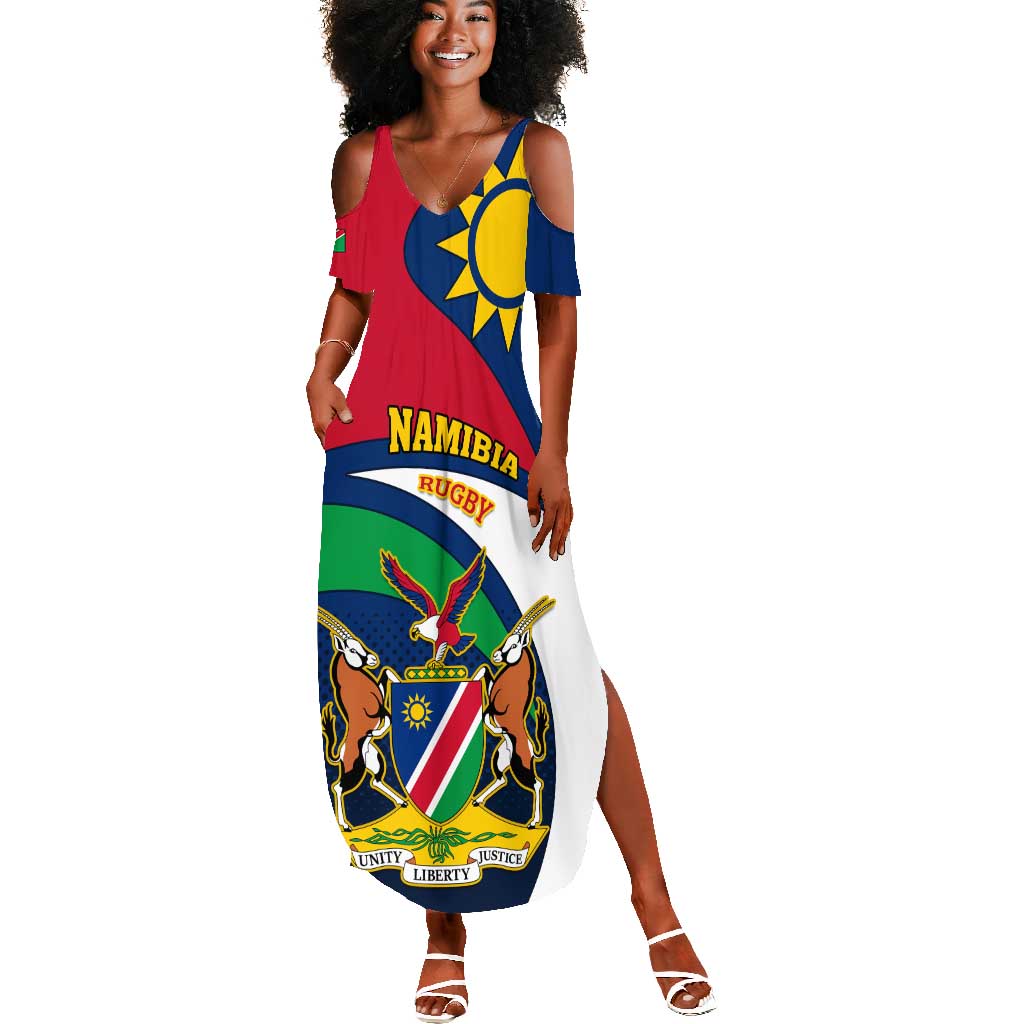 Namibia Rugby Summer Maxi Dress - Welwitschias Go World Cup