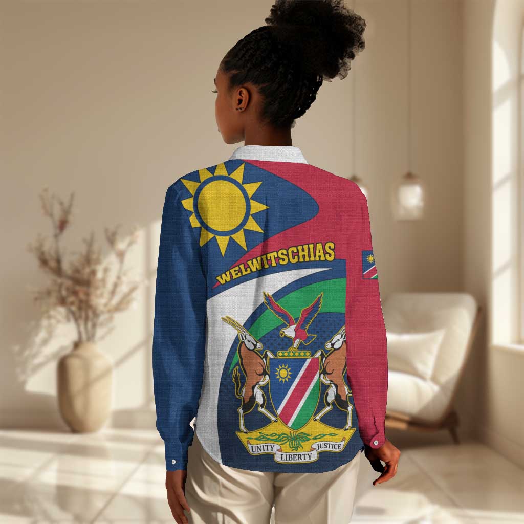 Namibia Rugby Women Casual Shirt - Welwitschias Go World Cup LT01