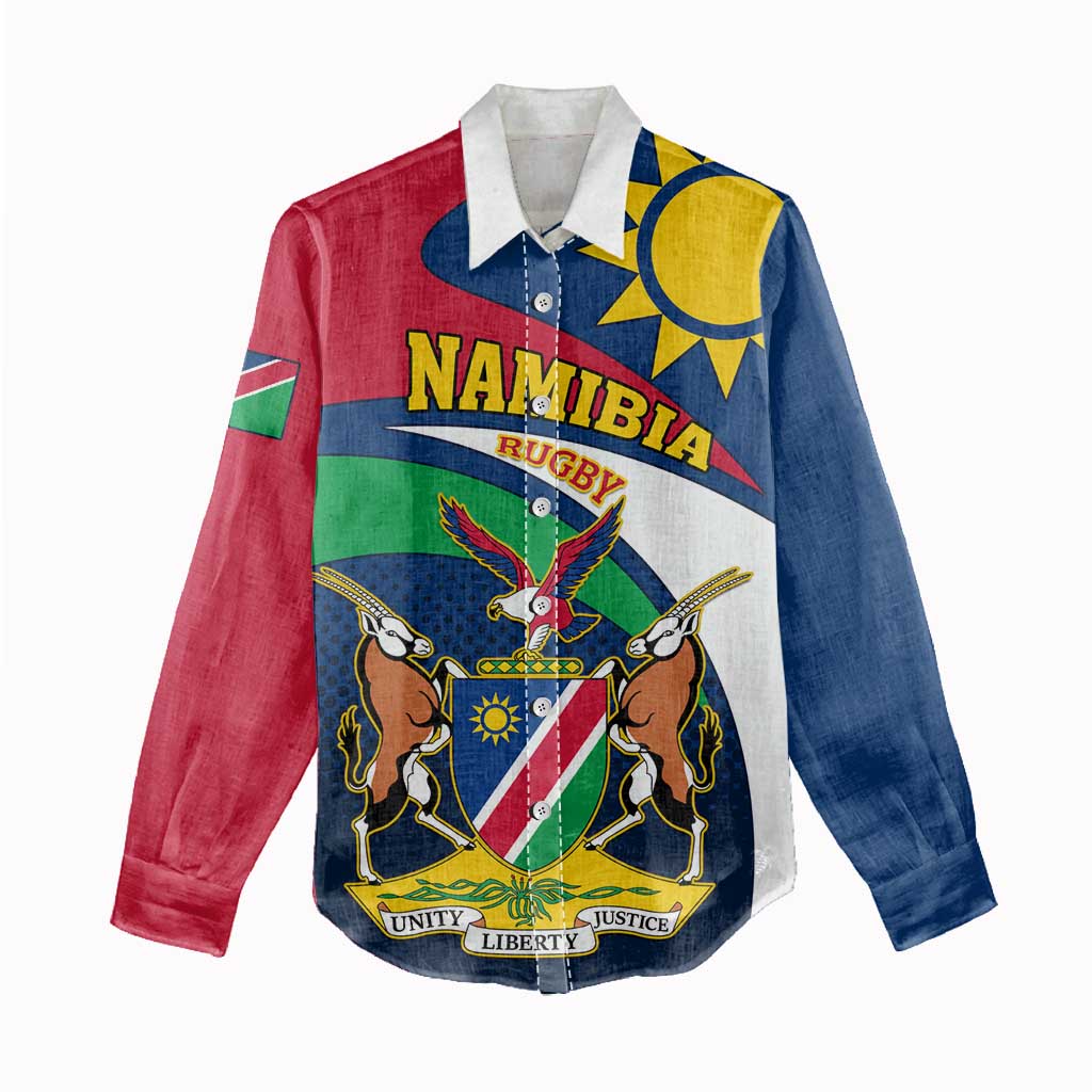 Namibia Rugby Women Casual Shirt - Welwitschias Go World Cup LT01