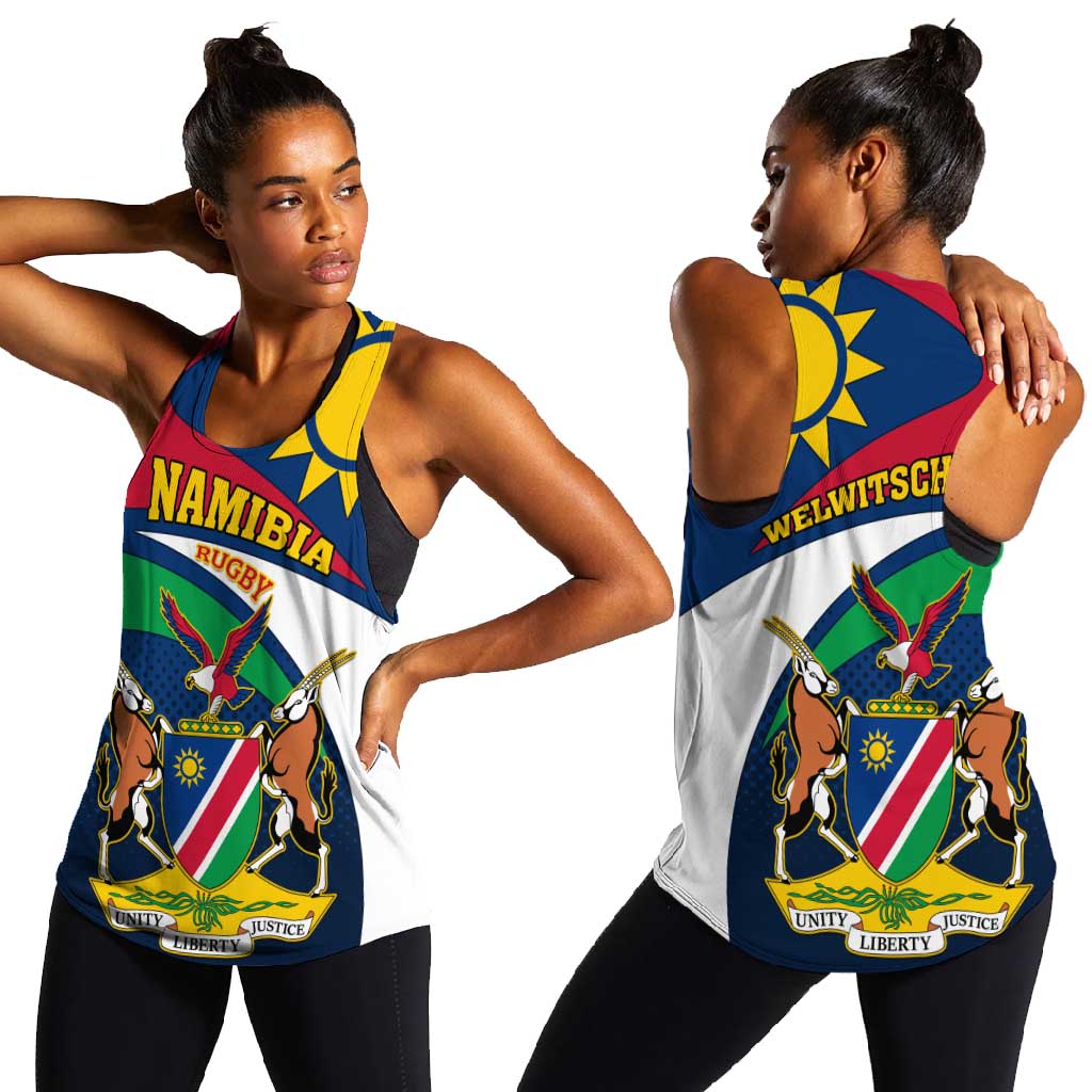 Namibia Rugby Women Racerback Tank - Welwitschias Go World Cup