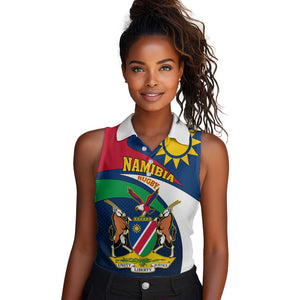 Namibia Rugby Women Sleeveless Polo Shirt - Welwitschias Go World Cup