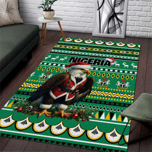 Nigeria Christmas Area Rug Eagle Santa - African Pattern