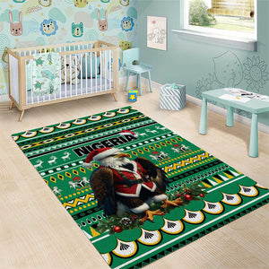 Nigeria Christmas Area Rug Eagle Santa - African Pattern