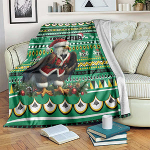 Nigeria Christmas Blanket Eagle Santa - African Pattern