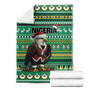 Nigeria Christmas Blanket Eagle Santa - African Pattern