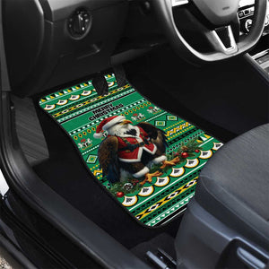 Nigeria Christmas Car Mats Eagle Santa - African Pattern