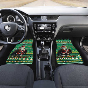 Nigeria Christmas Car Mats Eagle Santa - African Pattern