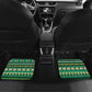 Nigeria Christmas Car Mats Eagle Santa - African Pattern