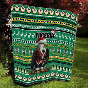 Nigeria Christmas Quilt Eagle Santa - African Pattern