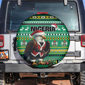 Nigeria Christmas Spare Tire Cover Eagle Santa - African Pattern