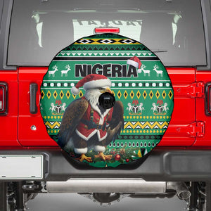 Nigeria Christmas Spare Tire Cover Eagle Santa - African Pattern