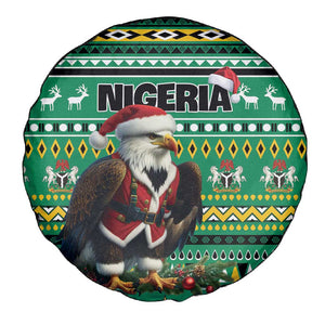 Nigeria Christmas Spare Tire Cover Eagle Santa - African Pattern