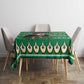 Nigeria Christmas Tablecloth Eagle Santa - African Pattern