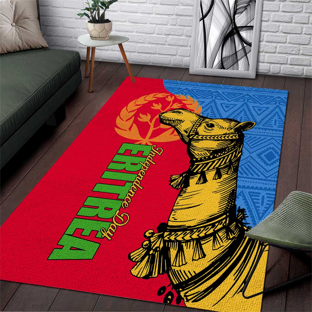 Eritrea Independence Day 2024 Area Rug Eritrean Camel African Pattern