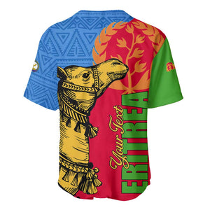 Eritrea Independence Day 2024 Baseball Jersey Eritrean Camel African Pattern