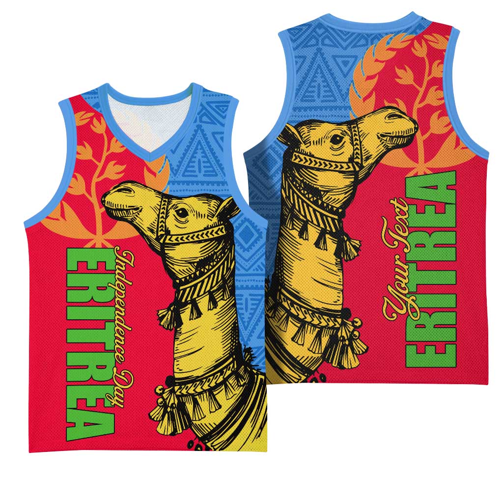 Eritrea Independence Day 2024 Basketball Jersey Eritrean Camel African Pattern LT01