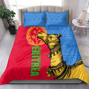 Eritrea Independence Day 2024 Bedding Set Eritrean Camel African Pattern