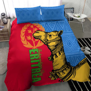 Eritrea Independence Day 2024 Bedding Set Eritrean Camel African Pattern