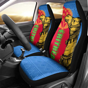 Eritrea Independence Day 2024 Car Seat Cover Eritrean Camel African Pattern