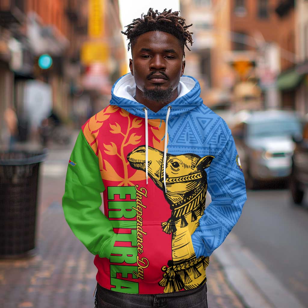 Eritrea Independence Day 2024 Hoodie Eritrean Camel African Pattern