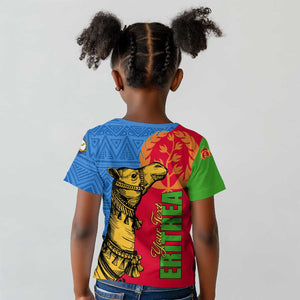 Eritrea Independence Day 2024 Kid T shirt Eritrean Camel African Pattern
