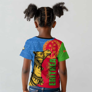 Eritrea Independence Day 2024 Kid T shirt Eritrean Camel African Pattern