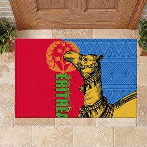 Eritrea Independence Day 2024 Rubber Doormat Eritrean Camel African Pattern