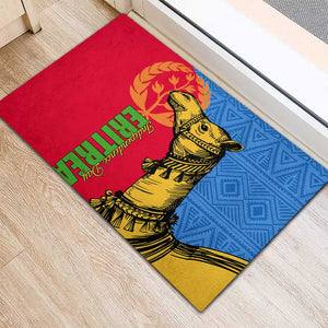 Eritrea Independence Day 2024 Rubber Doormat Eritrean Camel African Pattern