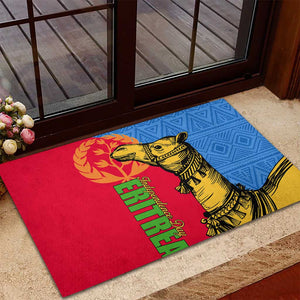 Eritrea Independence Day 2024 Rubber Doormat Eritrean Camel African Pattern