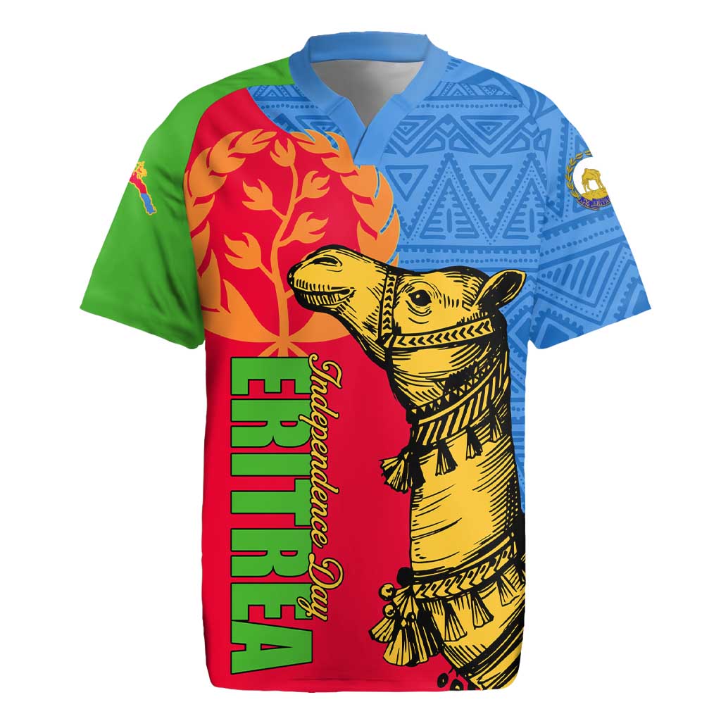 Eritrea Independence Day 2024 Rugby Jersey Eritrean Camel African Pattern