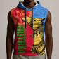 Eritrea Independence Day 2024 Sleeveless Hoodie Eritrean Camel African Pattern - African Pride