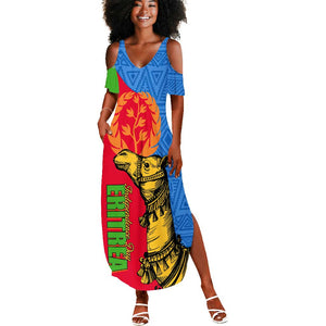 Eritrea Independence Day 2024 Summer Maxi Dress Eritrean Camel African Pattern