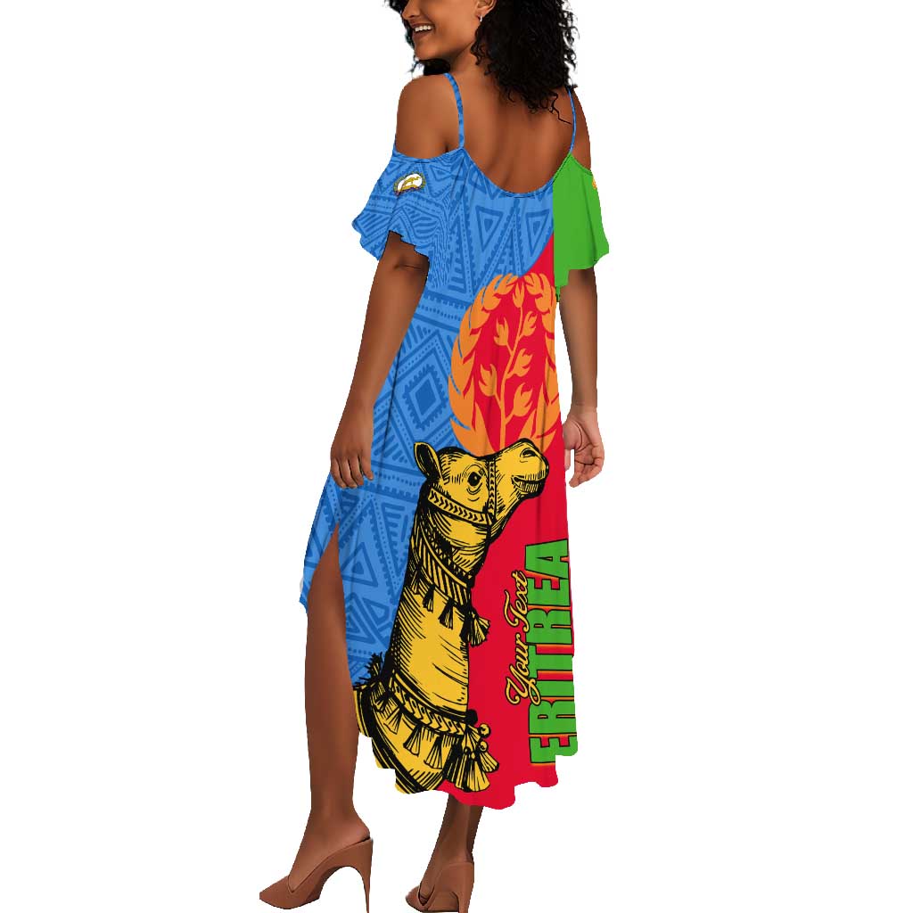 Eritrea Independence Day 2024 Summer Maxi Dress Eritrean Camel African Pattern