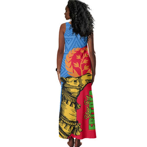 Eritrea Independence Day 2024 Tank Maxi Dress Eritrean Camel African Pattern