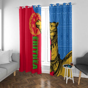 Eritrea Independence Day 2024 Window Curtain Eritrean Camel African Pattern