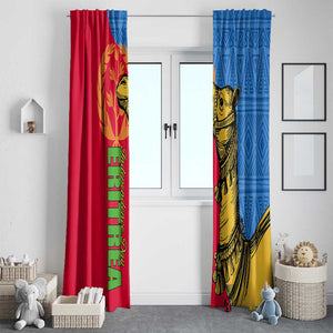 Eritrea Independence Day 2024 Window Curtain Eritrean Camel African Pattern