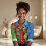 Eritrea Independence Day 2024 Women Casual Shirt Eritrean Camel African Pattern LT01
