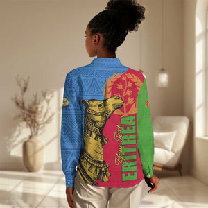 Eritrea Independence Day 2024 Women Casual Shirt Eritrean Camel African Pattern