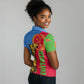 Eritrea Independence Day 2024 Women Polo Shirt Eritrean Camel African Pattern