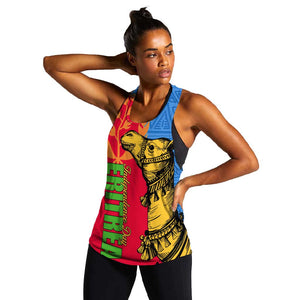 Eritrea Independence Day 2024 Women Racerback Tank Eritrean Camel African Pattern