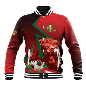 Custom Morocco 2026 World Football Baseball Jacket Together for One Goal Champions