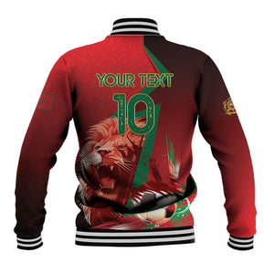 Custom Morocco 2026 World Football Baseball Jacket Together for One Goal Champions