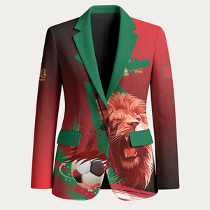 Custom Morocco 2026 World Football Blazer Together for One Goal Champions