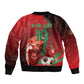 Custom Morocco 2026 World Football Bomber Jacket Together for One Goal Champions