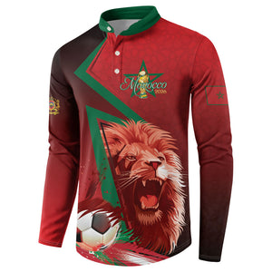 Custom Morocco 2026 World Football Button Sweatshirt Together for One Goal Champions