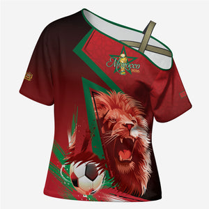 Custom Morocco 2026 World Football Cross Shoulder Shirt Together for One Goal Champions