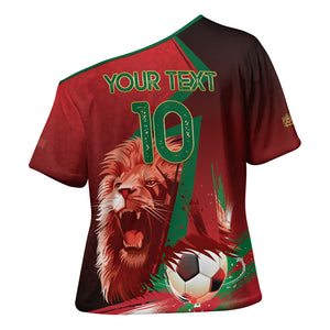 Custom Morocco 2026 World Football Cross Shoulder Shirt Together for One Goal Champions