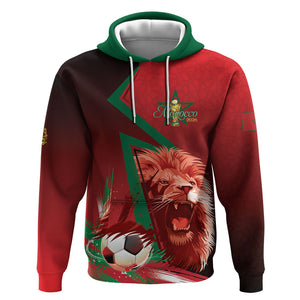 Custom Morocco 2026 World Football Hoodie Together for One Goal Champions