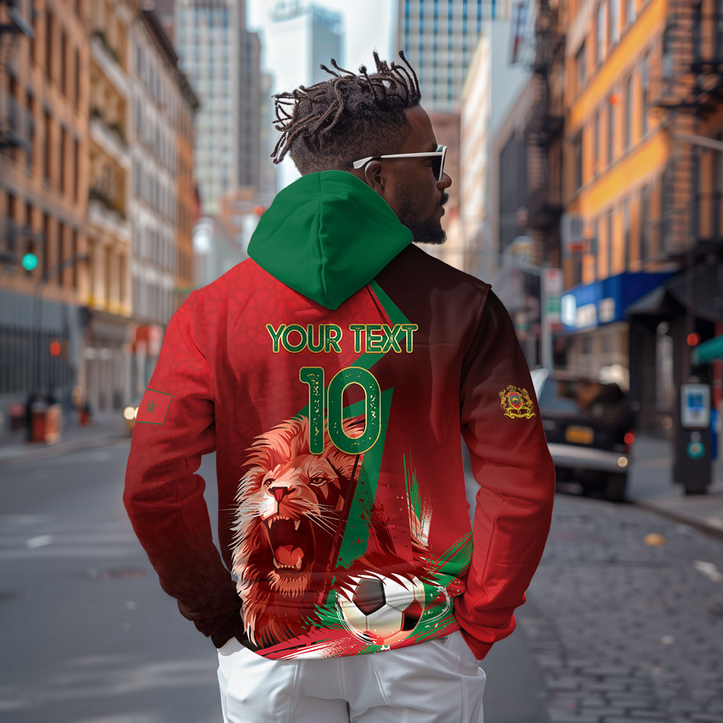 Custom Morocco 2026 World Football Hoodie Together for One Goal Champions
